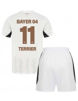 Bayer Leverkusen Martin Terrier #11 Venkovní dres pro děti 2024-25 Krátký Rukáv (+ trenýrky)